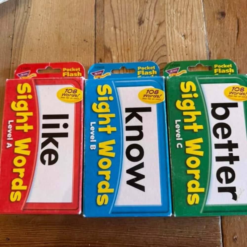 Sight Words Flash Cards Set